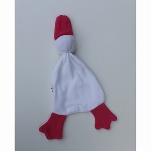 xBadstof Eend Ecru / Fuchsia met gekleurd snavel etc