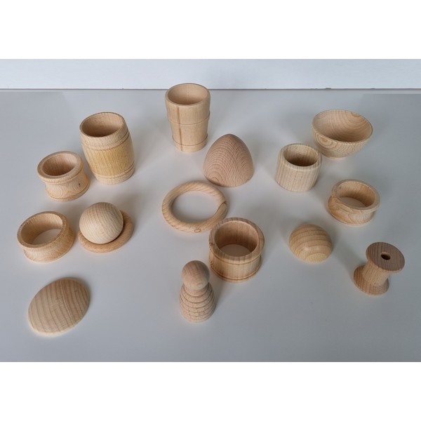 Schijfje dia: 60 mm - 10 mm hoog - zakje 10 stuks