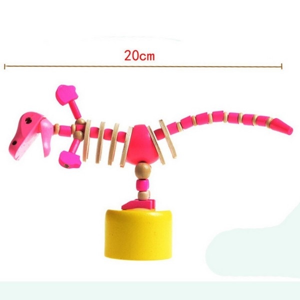 Drukpop Dino per 12 stuks - hoogte: 9,5cm