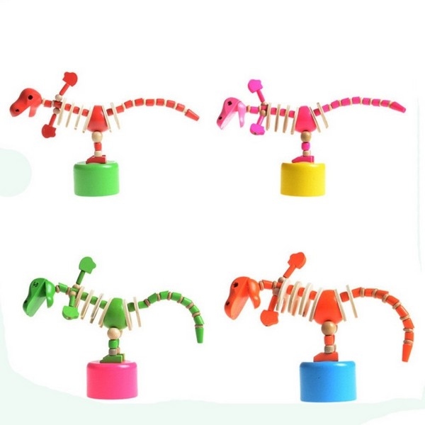 Drukpop Dino per 12 stuks - hoogte: 9,5cm