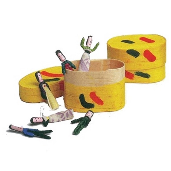 Worry Dolls: doosje met 6 worry dolls