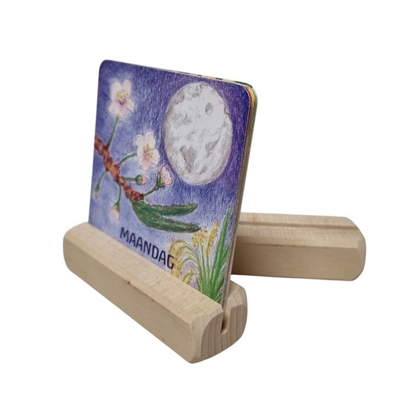 .Kaartenset - "Dagen van de week" (7st) 9x9cm