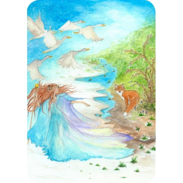 .Kaartenset - "Jaarfeesten" (8st) ronde hoeken 15x10cm/A6