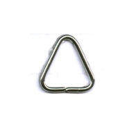 Aanbuigtriangel groot 14mm zilver 20 stuks (tbv 50mm en >)