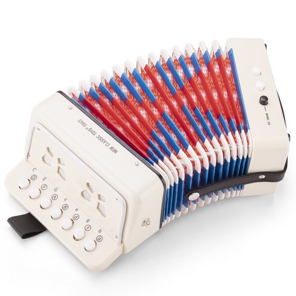 Accordeon, Wit, met Muziekboek