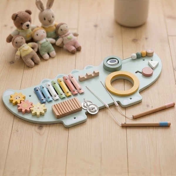 Activiteiten wandbord krokodil TP552 - TookyToy