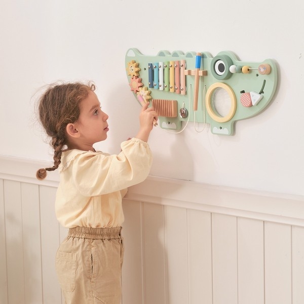 Activiteiten wandbord krokodil TP552 - TookyToy