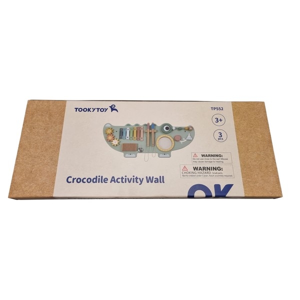 Activiteiten wandbord krokodil TP552 - TookyToy