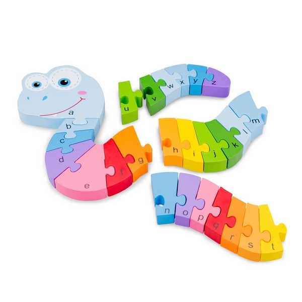 Alfabet puzzel slang, op=op
