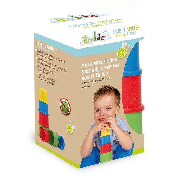 Anbac Toys - Stapelbekers - 8 delig