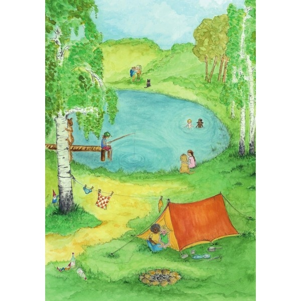 Ansichtkaart 2.08 Zomer - 10 stuks, nog 1x