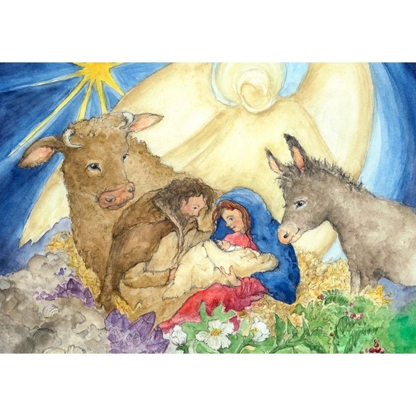 Ansichtkaart 2.67 Kerstnacht - 10 stuks