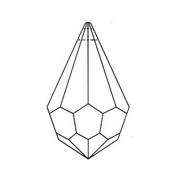Asfour Kristal - Druppel 20 mm