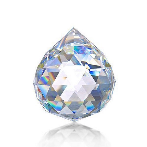 Asfour Kristal - Facetbol 40 mm (met logo), uitverkocht