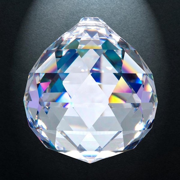 Asfour Kristal - Facetbol 40 mm (met logo), uitverkocht