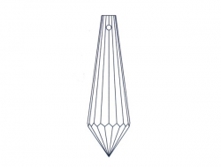 Asfour Kristal - Pegel/Druppel 20 mm, Nieuw!