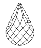 Asfour Kristal - Rain drop 50x33 mm, Nieuw!
