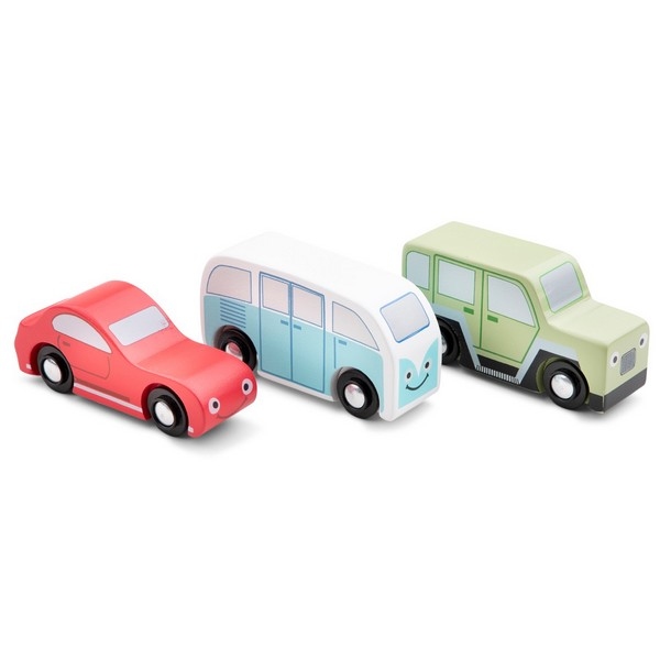 Auto / blije voertuigen - set van 3 stuks - New Classic Toys