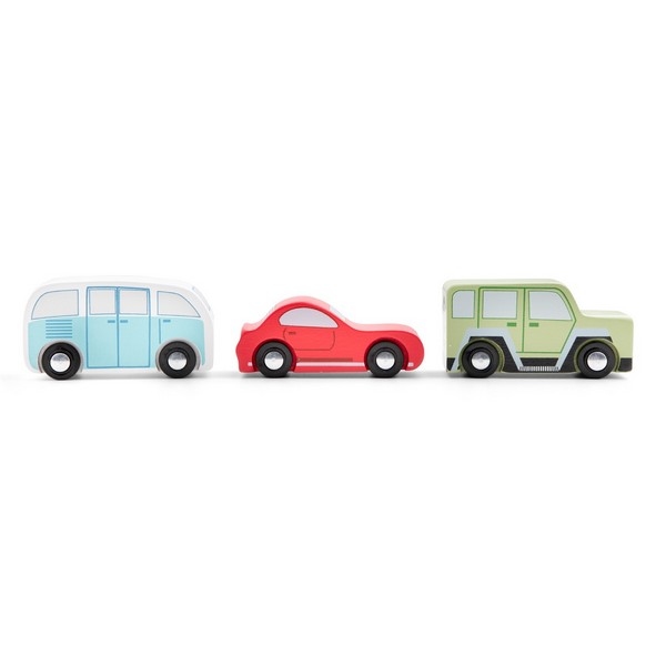 Auto / blije voertuigen - set van 3 stuks - New Classic Toys