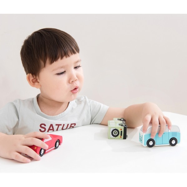 Auto / blije voertuigen - set van 3 stuks - New Classic Toys