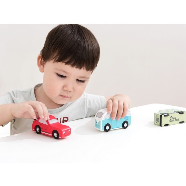 Auto / blije voertuigen - set van 3 stuks - New Classic Toys