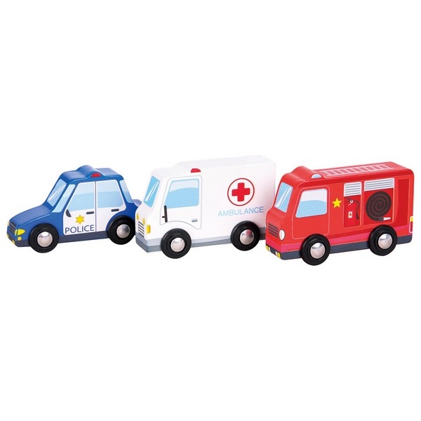 Auto set 3 stuks - Woet (Politie, Brandweer en Ambulance)