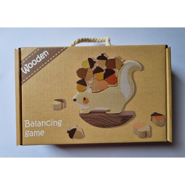 Balansspel Eekhoorn in doosje - Simply for kids