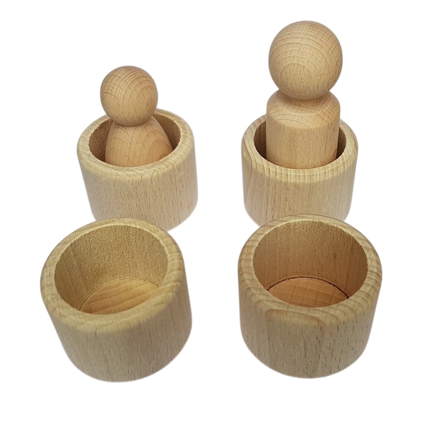 Beker beukenhout dia 46 x hoog 35 mm (binnen 36x35mm)