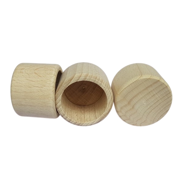 Beker beukenhout dia 46 x hoog 35 mm (binnen 36x35mm)