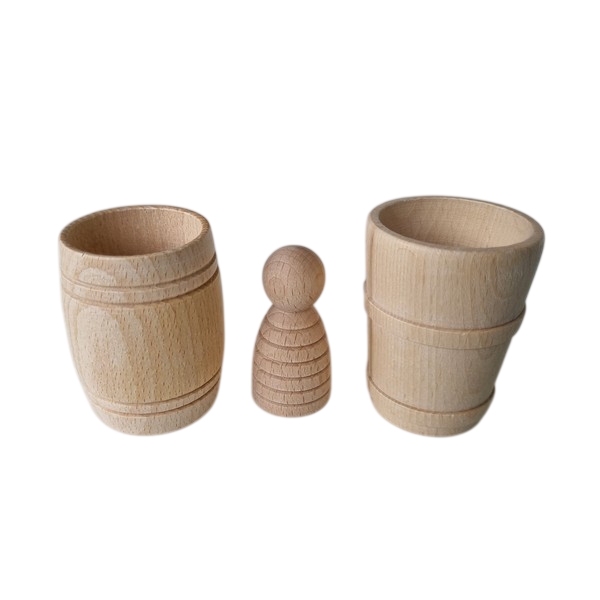 Beker met 2 ringen hoog 53 mm Ø 72mm hoog