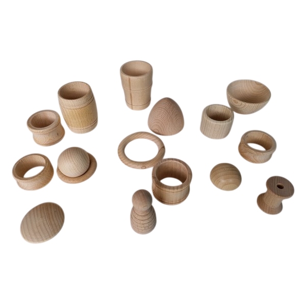 Beker met 2 ringen hoog 53 mm Ø 72mm hoog