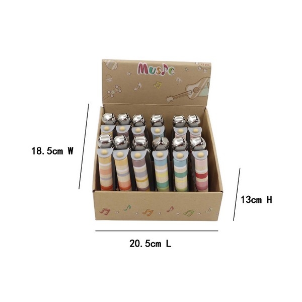 Bellenhandvat 4 bellen gestreept [4d/12DP] - Linda Toys