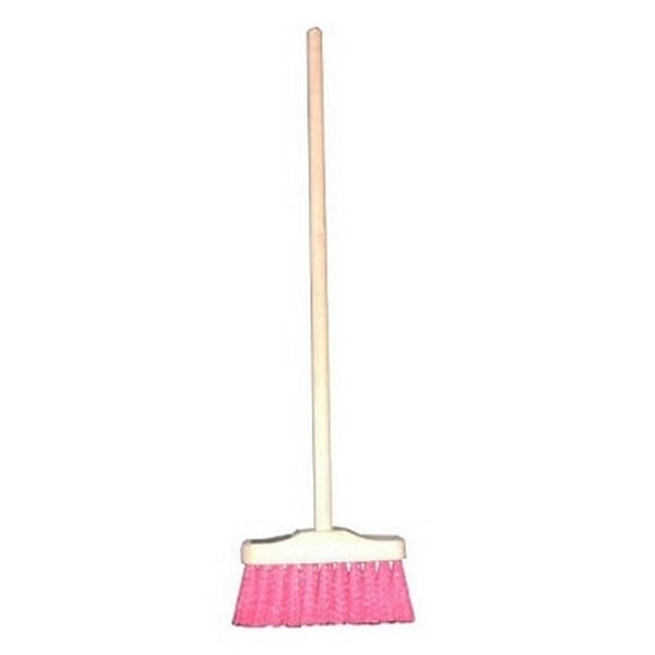 Bezem Hard 56,5cm Roze, nog 3x