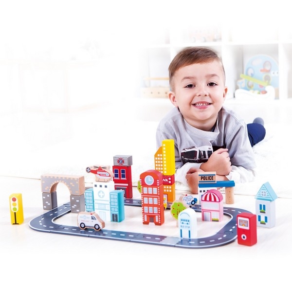 Blokken - Stad - 49 stuks - Lelin Toys