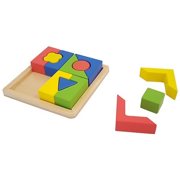 Blokken/puzzel dik Gevormd