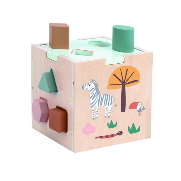 Blokkenstoof Zookabee Jungle 100% FSC