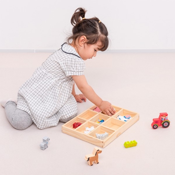 Boerderij Dieren in Box - 12 stuks - New Classic Toys