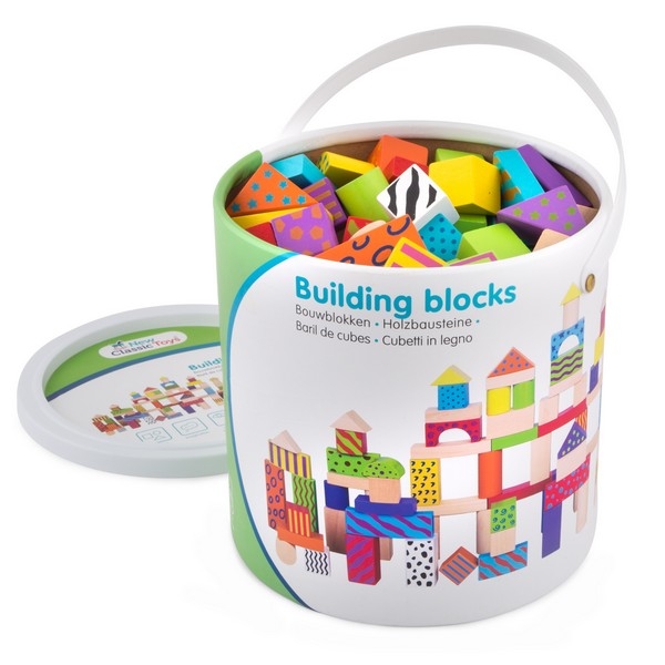 Bouwblokken in Ton - Fantasie 100 stuks - New Classic Toys