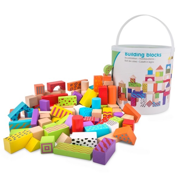 Bouwblokken in Ton - Fantasie 100 stuks - New Classic Toys