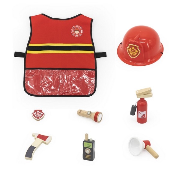 Brandweerman rollenspel set - Viga
