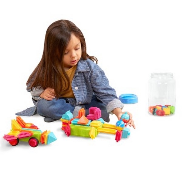 Bristle Blocks - in Jar - 80pcs