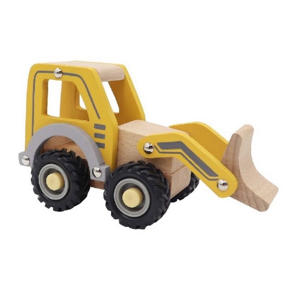 Bulldozer met rubbere wielen - Simply for kids, uitverkocht