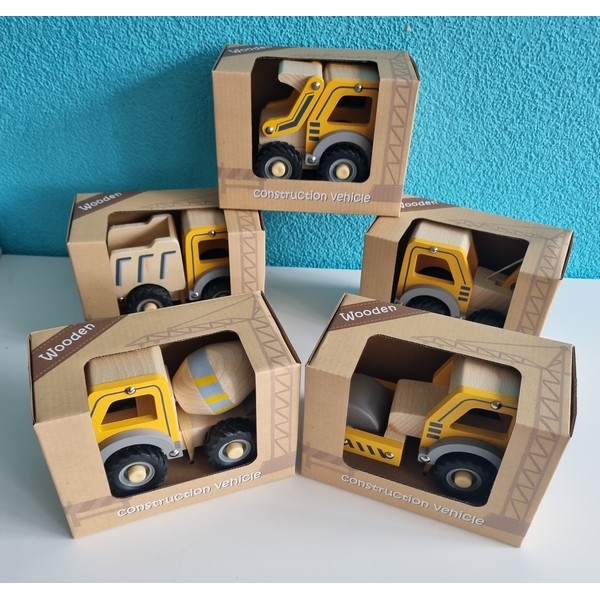Bulldozer met rubbere wielen - Simply for kids, uitverkocht