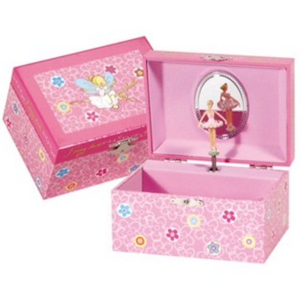 Byouxmuziekdoos Roze 1 ballerina "Fairy Dust" (32173)