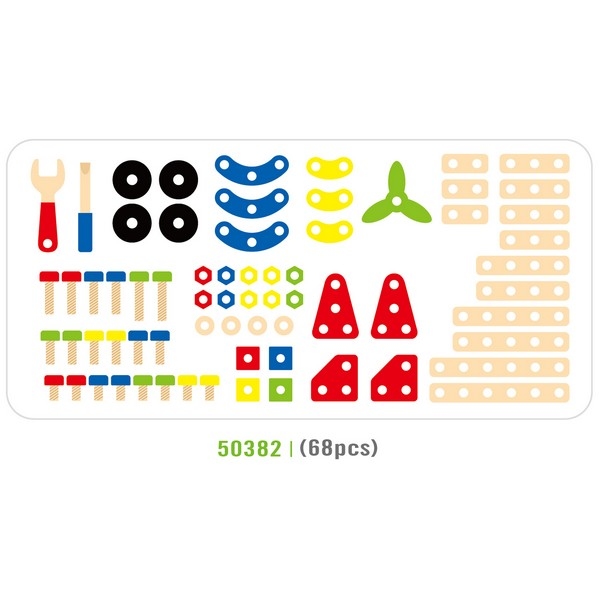 Constructie Bouwset - 68 delig - Viga Toys