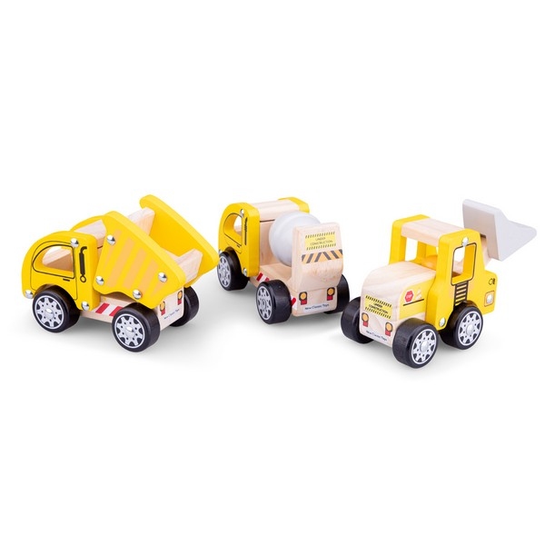 Constructie Voertuigen set van 3 stuks