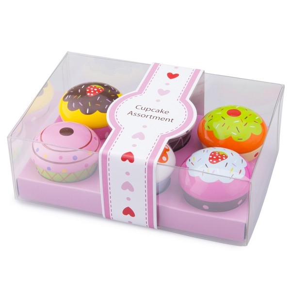 Cupcakes met geschenkdoos - 6 cupcakes