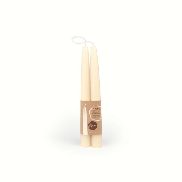 Dipam B1W kaars 2,2 x 20 cm 9h WIT per 4 paar