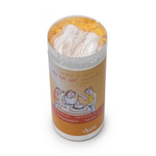 Dipam ZDK - dompelpakket, 4xblik, 600 g bijenwas en lont