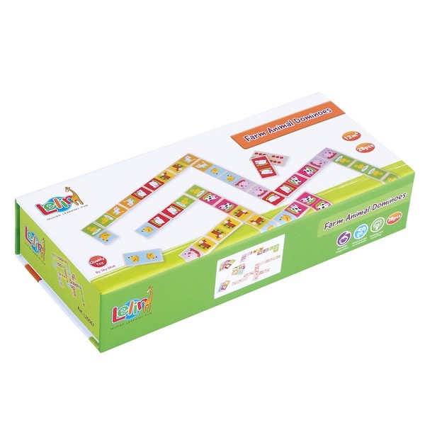 Domino - Boerderij - 28 stuks - Lelin Toys